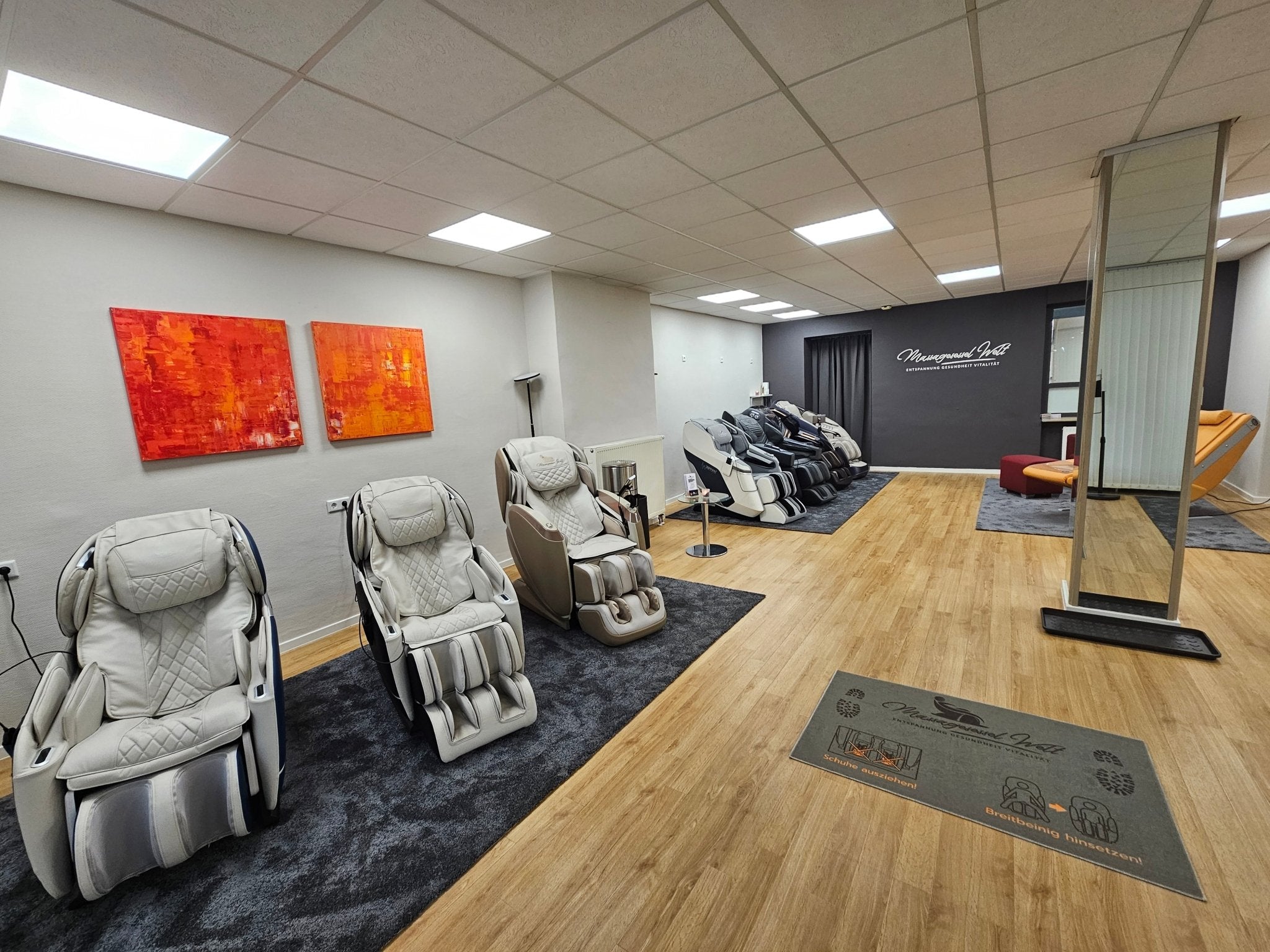 レバークーゼンでのマッサージチェア展示会 - Massagesessel Welt