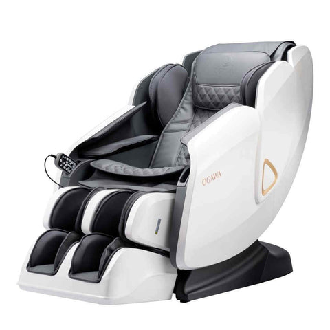 OGAWA Smart Reluxe OG6383-マッサージチェア グレー フェイクレザー マッサージチェア ワールド